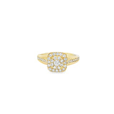 Elegant Cluster Diamond Ring-Simona