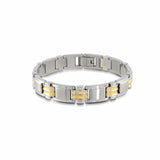 S.STEEL GOLD-IP BRUSHED BRACELET