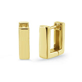 4mm Square Snug Earrings G-P