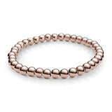 6MM-POLISHED 38-PIECE BALL-STRETCH BRACELET