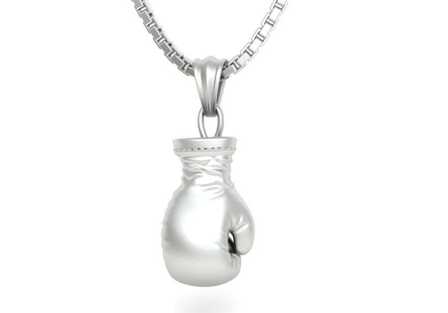Boxing Glove Pendant Gold 14K