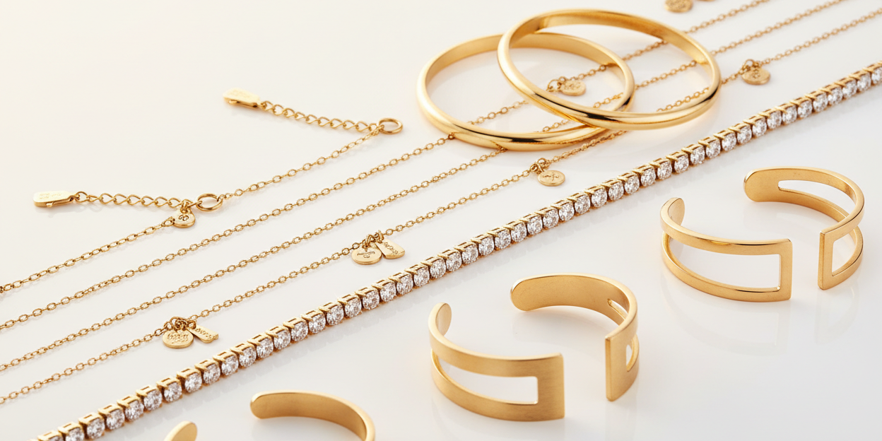 gold ladies bracelets 