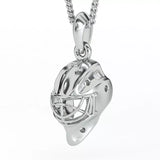 Hockey Goalie Mask Pendant