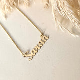 Cutie Name Necklace Silver