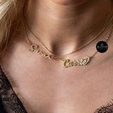 Signature Name Necklace Silver