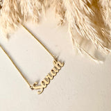 Cutie Name Necklace Silver
