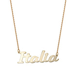 Lovely Name Necklace Silver