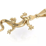 Lizard Pendant 10K Gold