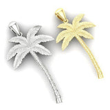 Palm Pendant 10K Solid Gold