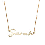 Signature Name Necklace Silver