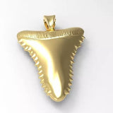 Shark Tooth Pendant 925 Silver