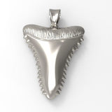 Shark Tooth Pendant 925 Silver