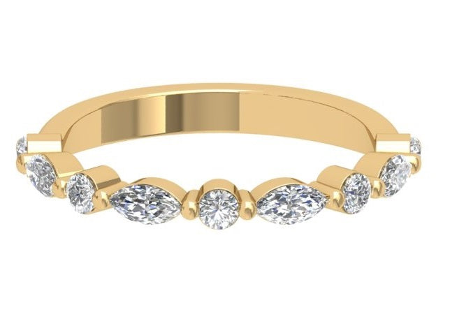 14K Oval Hidden Halo Diamond Engagement Ring-Joanna