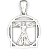 Vitruvian Pendant 10K Gold