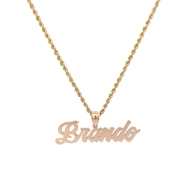 Necklace for 2025 men name