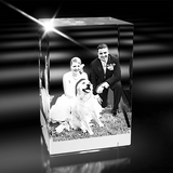 3D Crystal Tall Mini Mantel 15x10cm 1 to 6 People