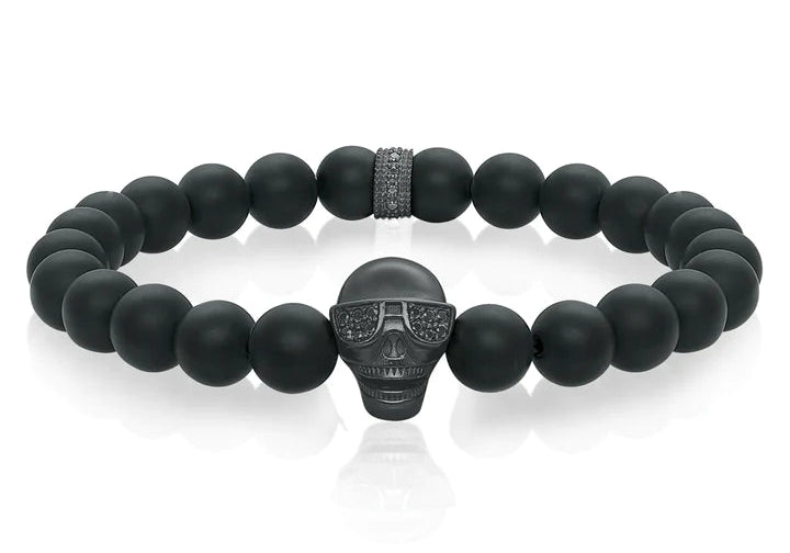 SKULLSHINE BEAD BRACELET