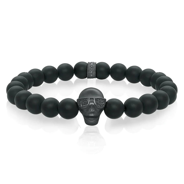 SKULLSHINE BEAD BRACELET