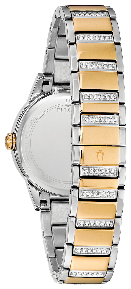 Crystal Bulova Dress Watch 98L245