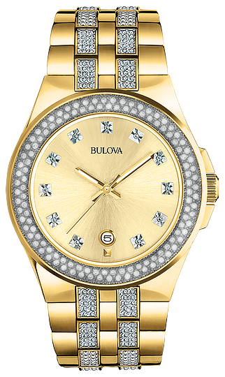 Crystal Bulova 98B174