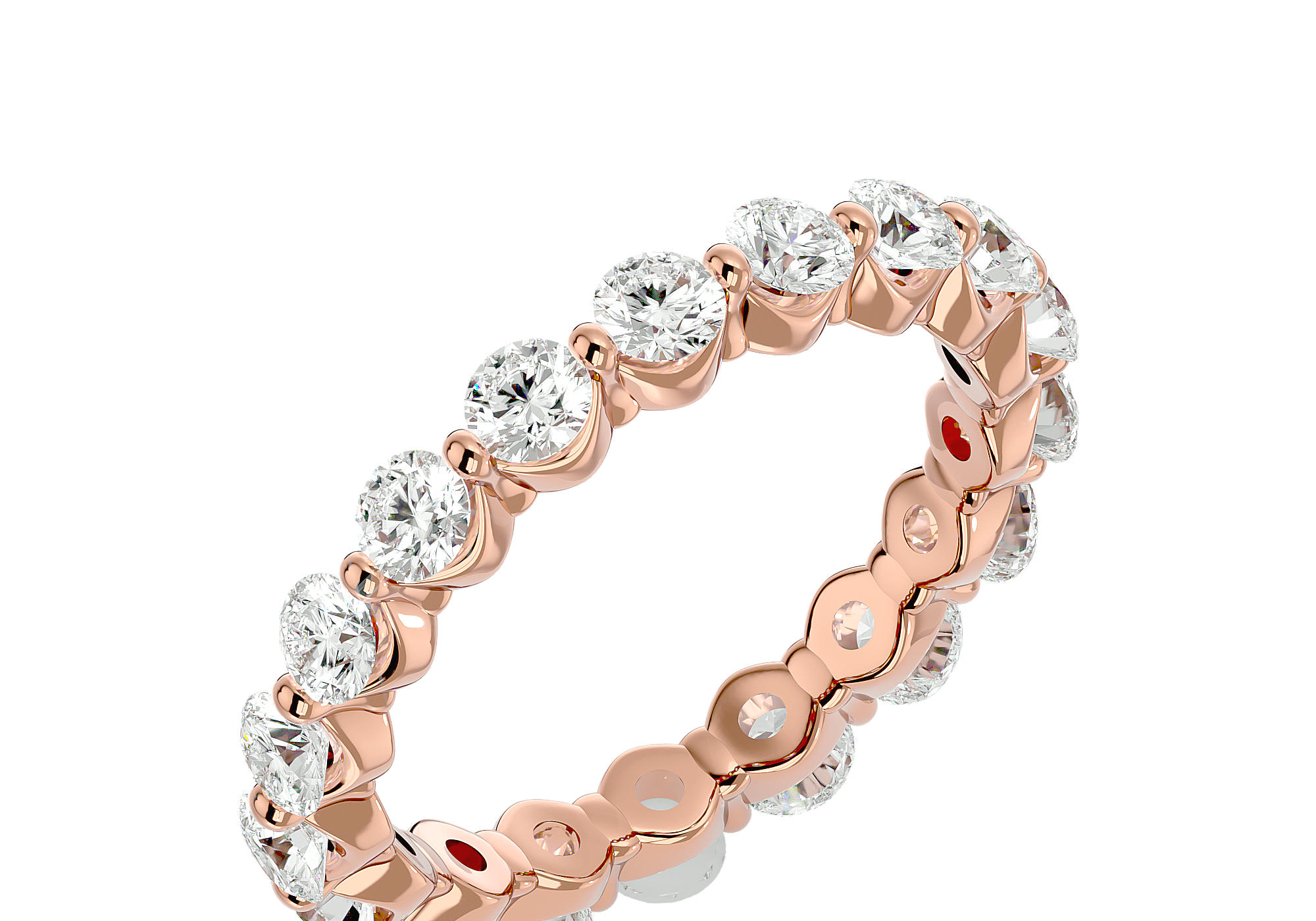 Aurora 2ctw Eternity Band Gold
