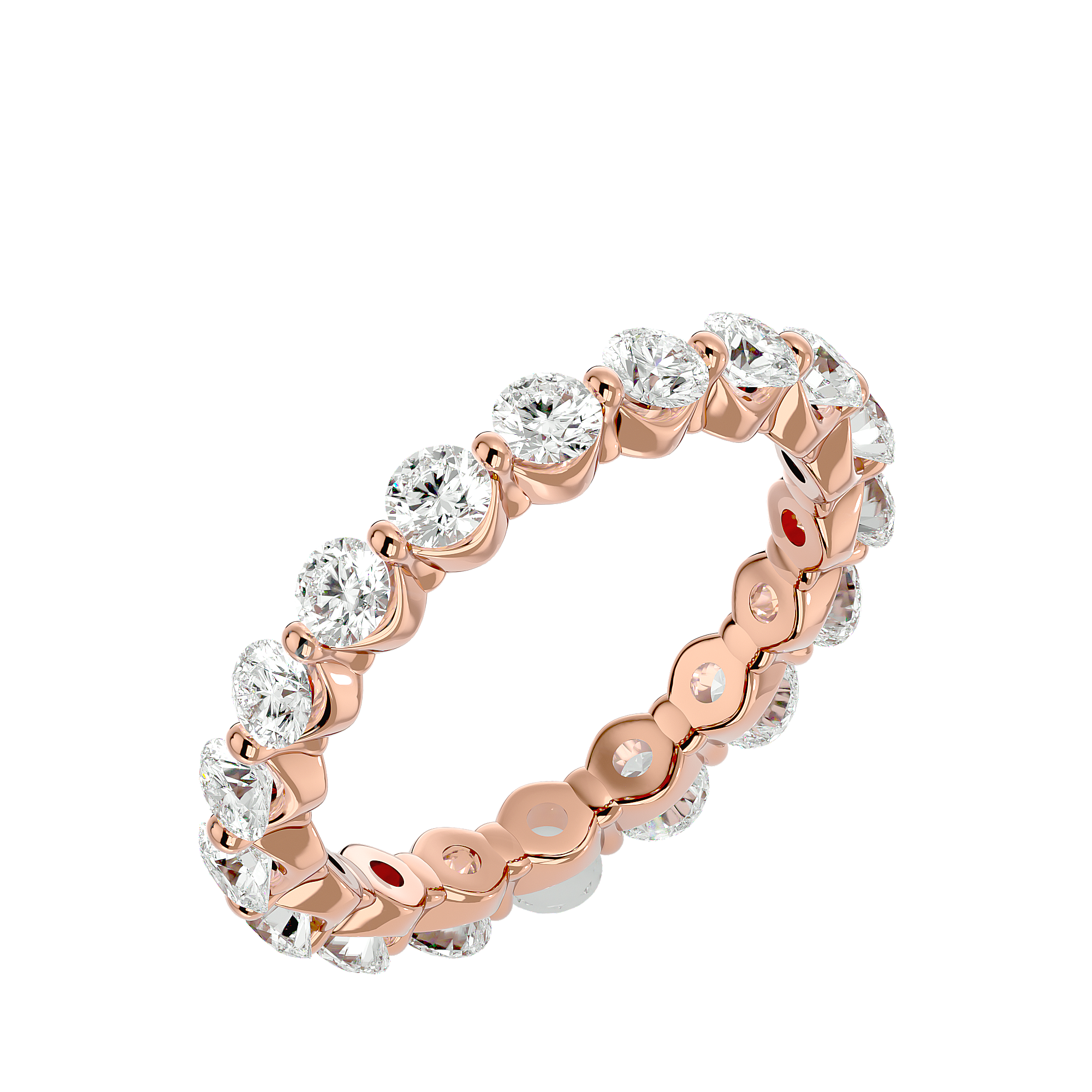 Aurora 2ctw Eternity Band Gold