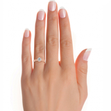 Solitaire Round Halo Diamond Engagement Ring