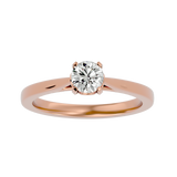 Solitaire Round Shape Diamond 14K