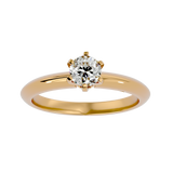 Classic Solitaire Round Shape Diamond 14k