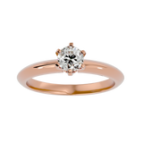 Classic Solitaire Round Shape Diamond 14k
