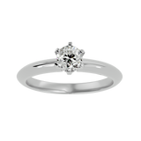 Classic Solitaire Round Shape Diamond 14k