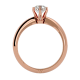 Classic Solitaire Round Shape Diamond 14k