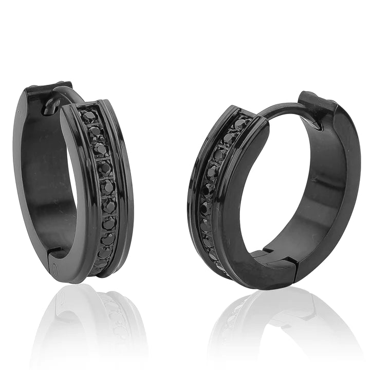 CZ  Pavé Huggies Earrings