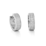 PAVE HUGGIE EARRINGS