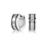 WHITE CZ EARRINGS