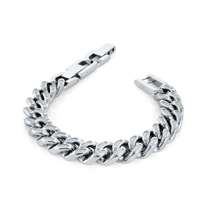 13MM CUBAN CZ BRACELET