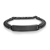 8MM CURB CZ ID BRACELET SMB524
