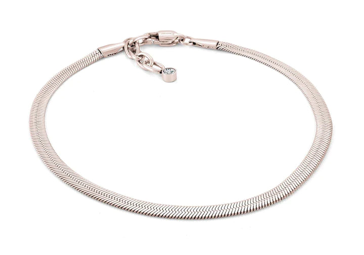 4MM HERRINGBONE ANKLET