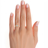 Solitaire Round Halo Diamond Engagement Ring