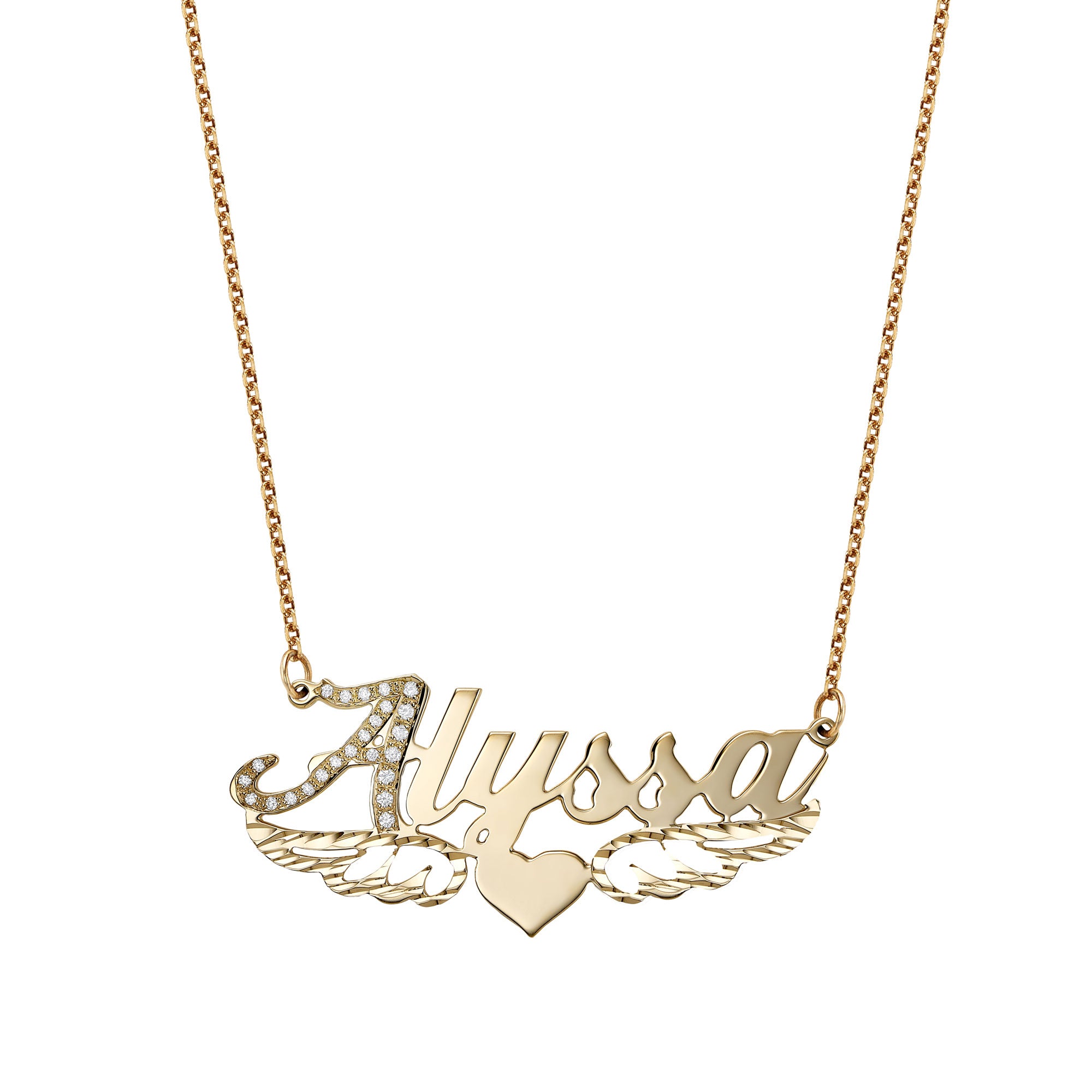 Angel Name Necklace