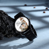Custom Photo Watch Men Black S.Steel