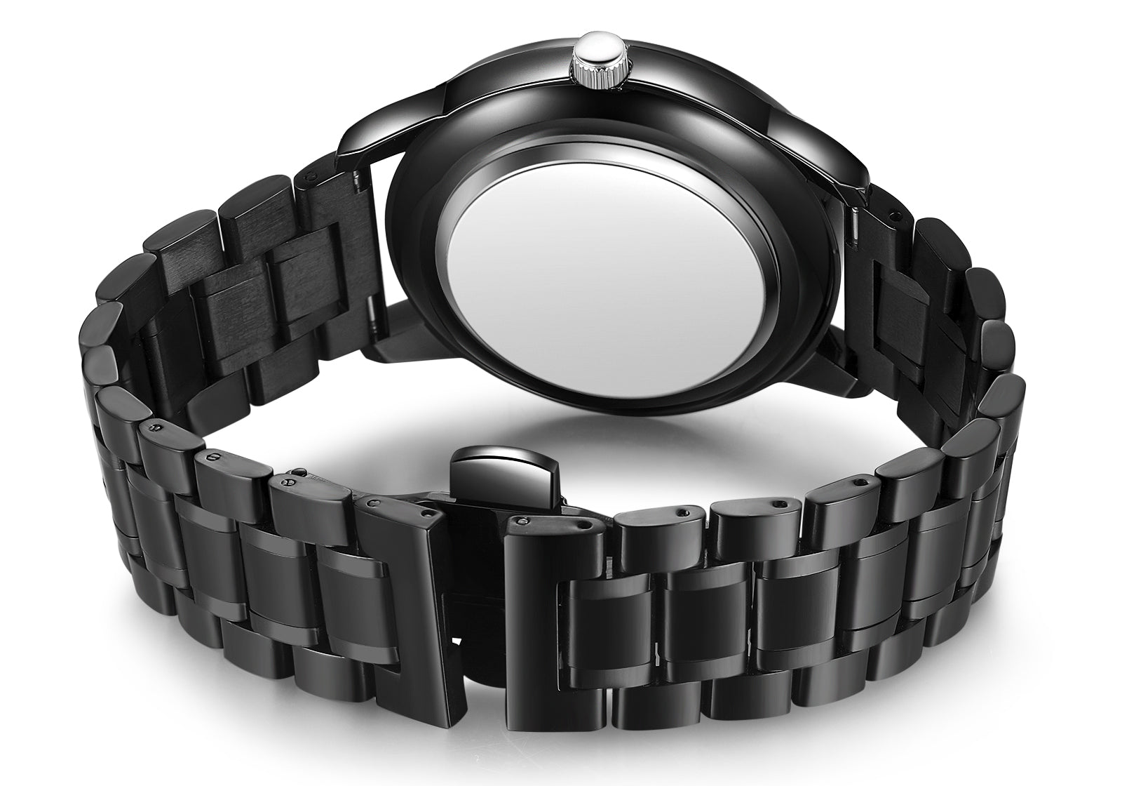 Custom Photo Watch Men Black S.Steel