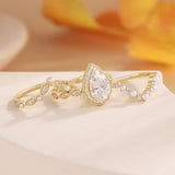 Losange Natural Moissanite Ring Ring 18K Gold