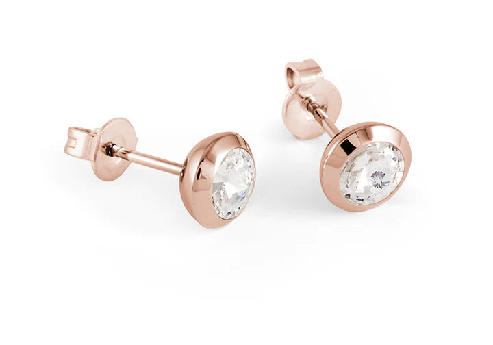 CZ STUD EARRINGS