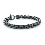 8MM ROUND BOX BRACELET BLACK