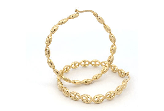 Irene Hoop Earrings 10k Gold