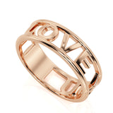 Je t'aime Bague Or 14K