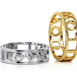 Je t'aime Bague Or 14K