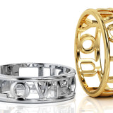 Je t'aime Bague Or 14K