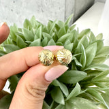 10MM Ball Earrings In 10kt Yellow Gold